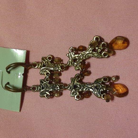 🌹Long dangling earrings - Picture 2 of 3